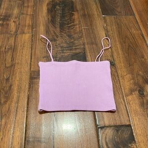 zara purple tank top!